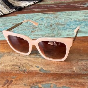 DIFF Blush Pink Women's Square Sunglasses